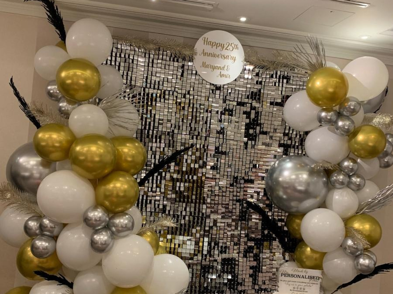 Sequin wall