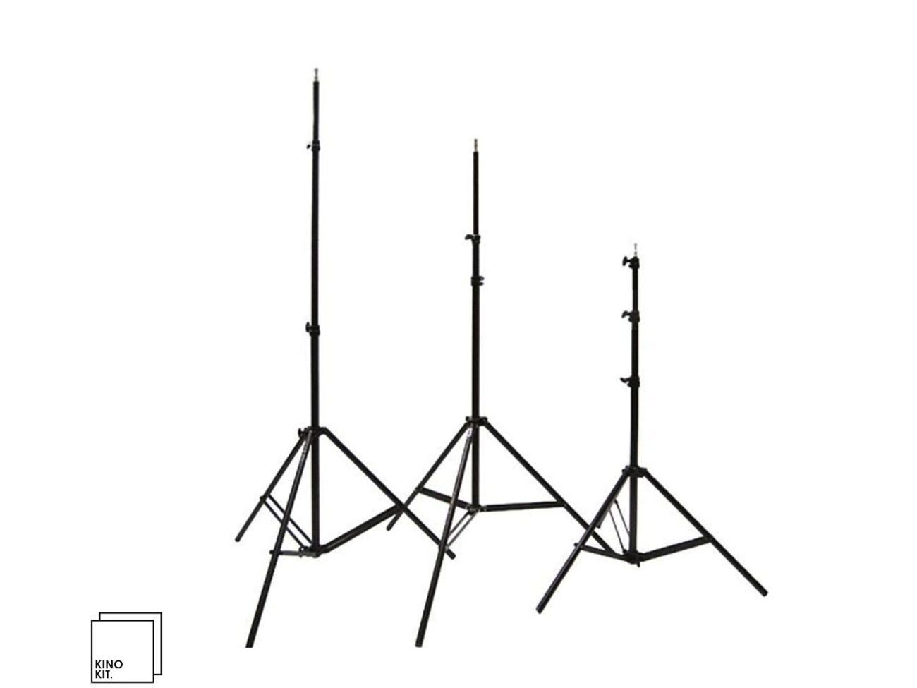 Set of 3 arri light stands