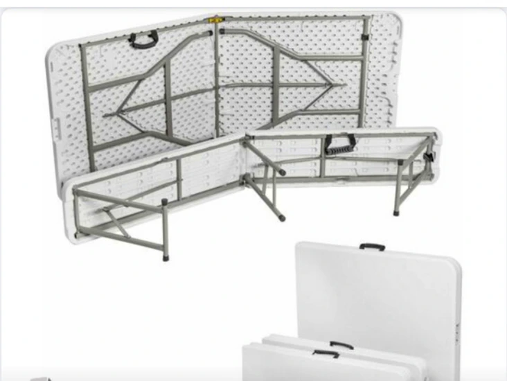 Set of 6 for hire. 2 folding tables & 4 folding benches