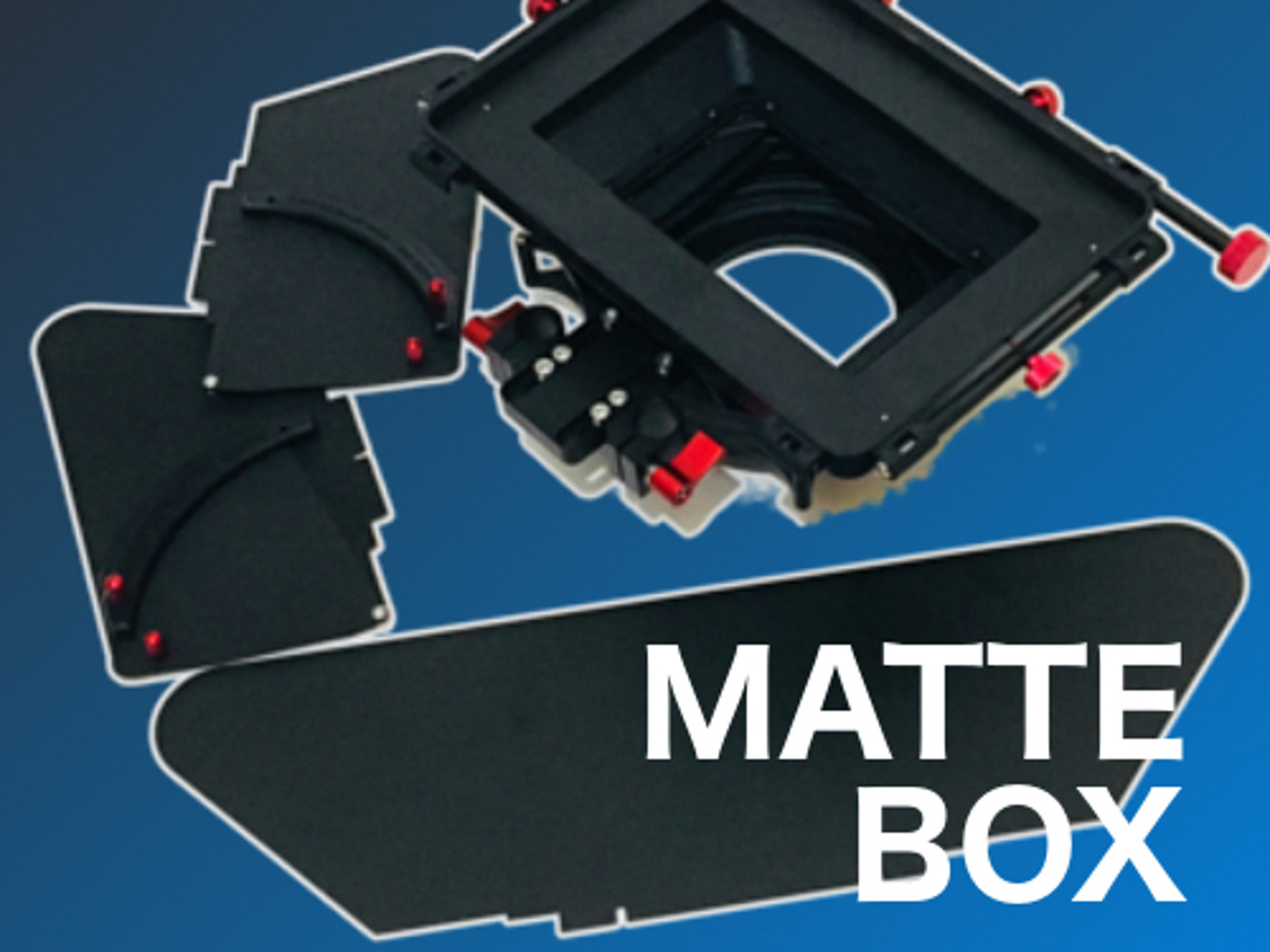 Shoot 35 4x4" matte box with side and top flags