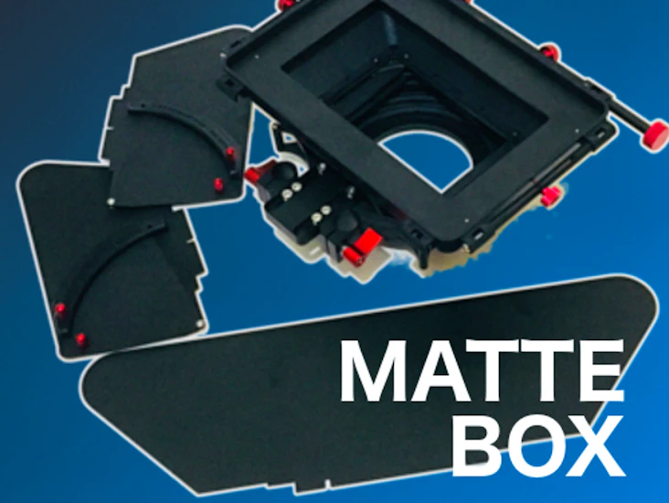 Shoot 35 4x4" matte box with side and top flags