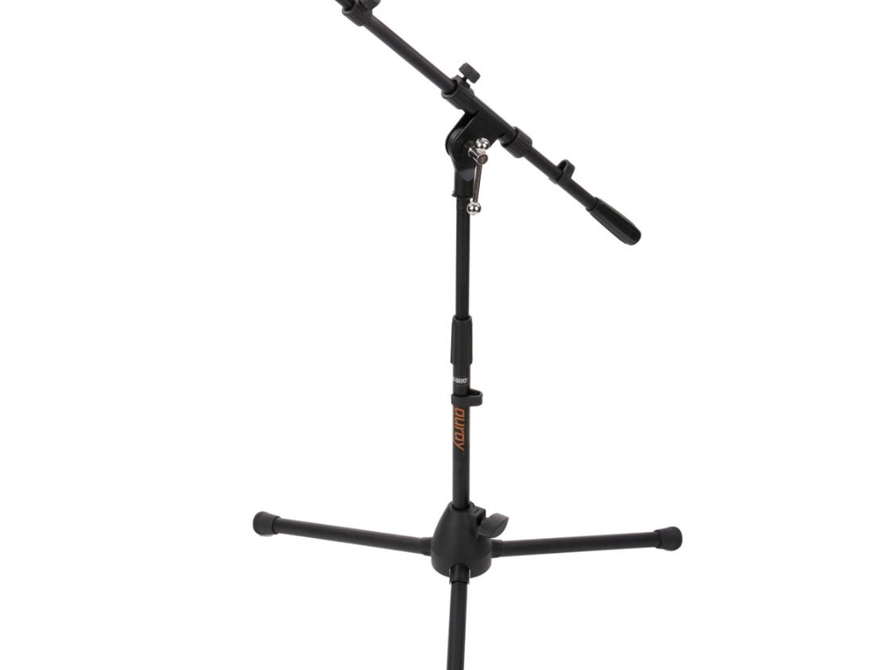 Short microphone boom stand
