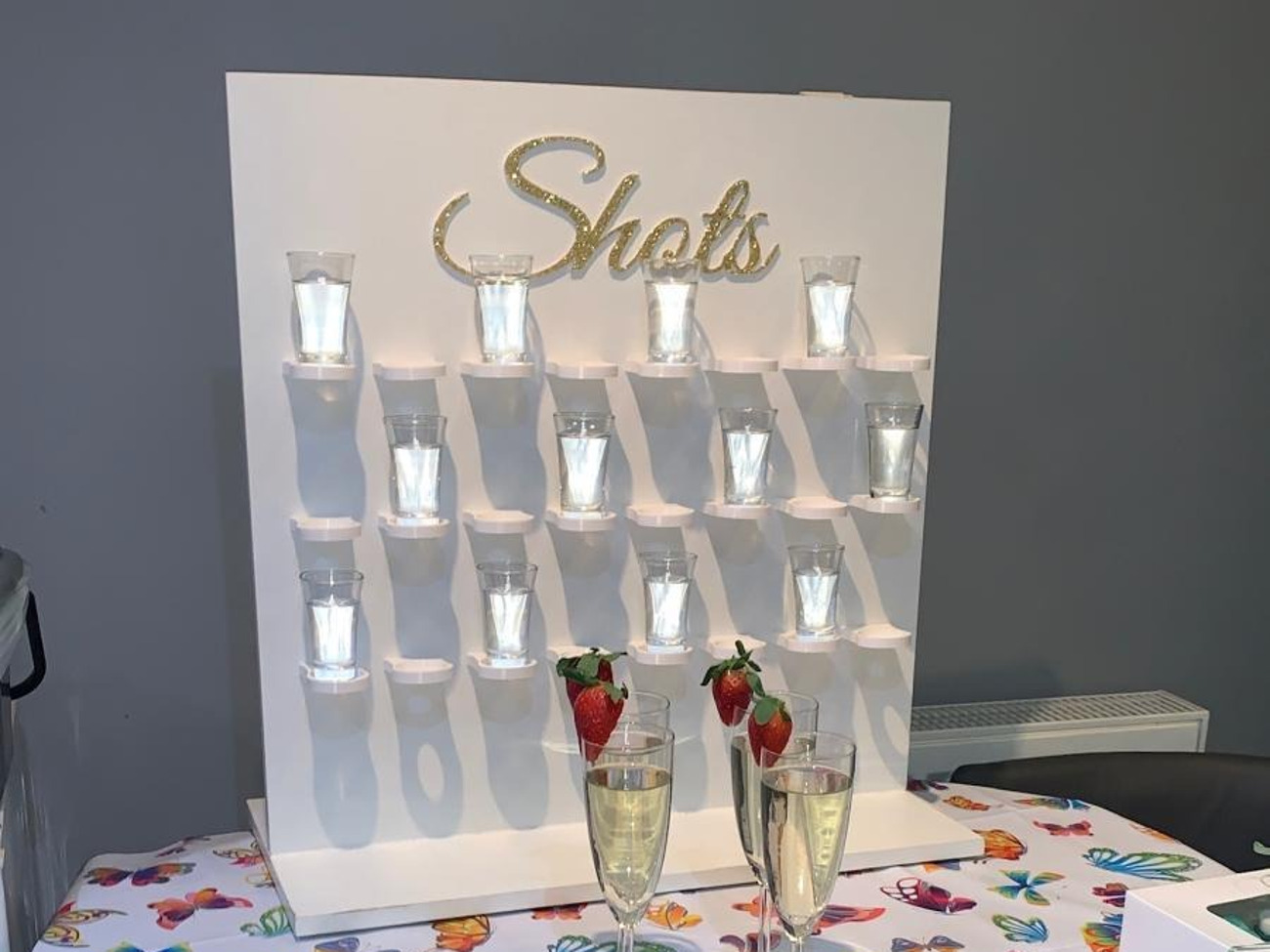 Shot wall to hire
