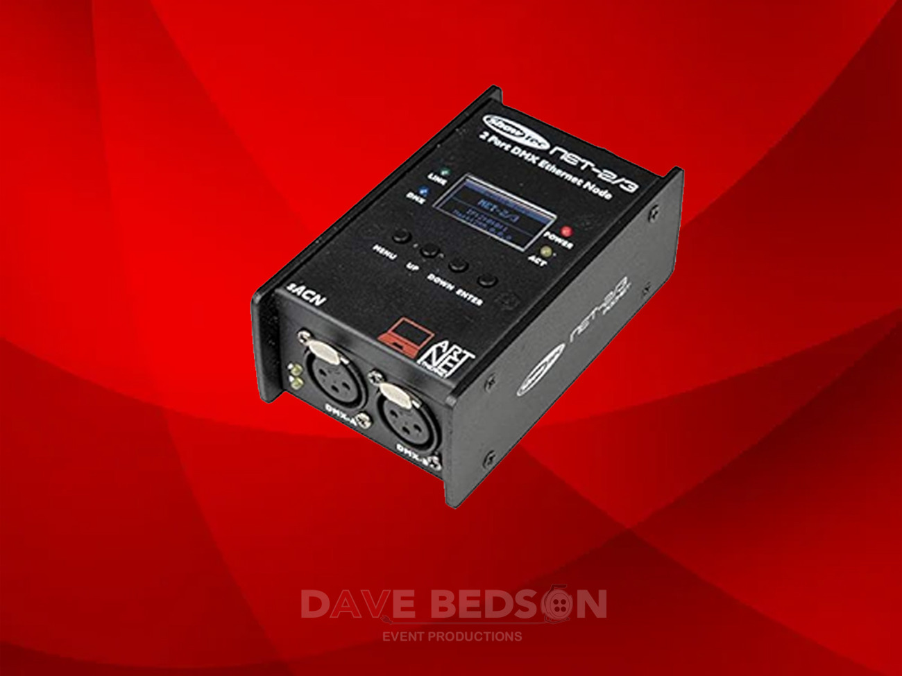 Showtec net-2/3 pocket dmx node - artnet scan