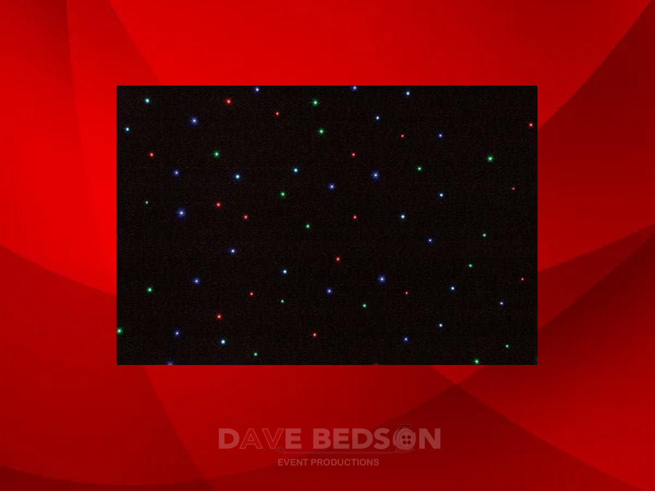 Showtec star sky rgb star cloth 6m x 3m