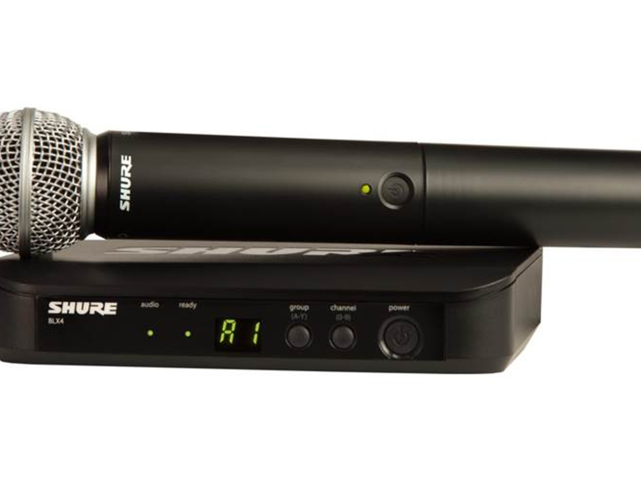 Shure blx24/sm58 handheld wireless microphone
