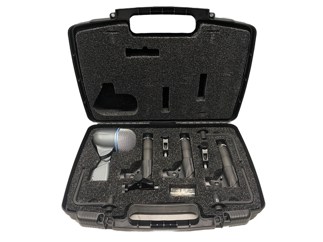 Shure drum microphone kit 3 x sm57 & 1 x beta52a