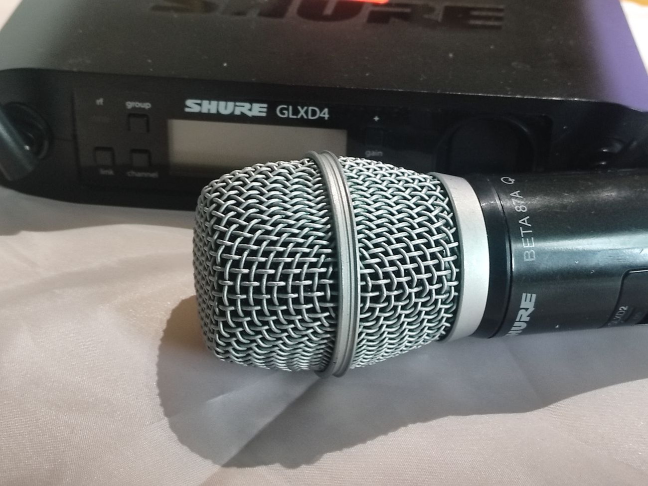 Shure microphone wireless  glx_24