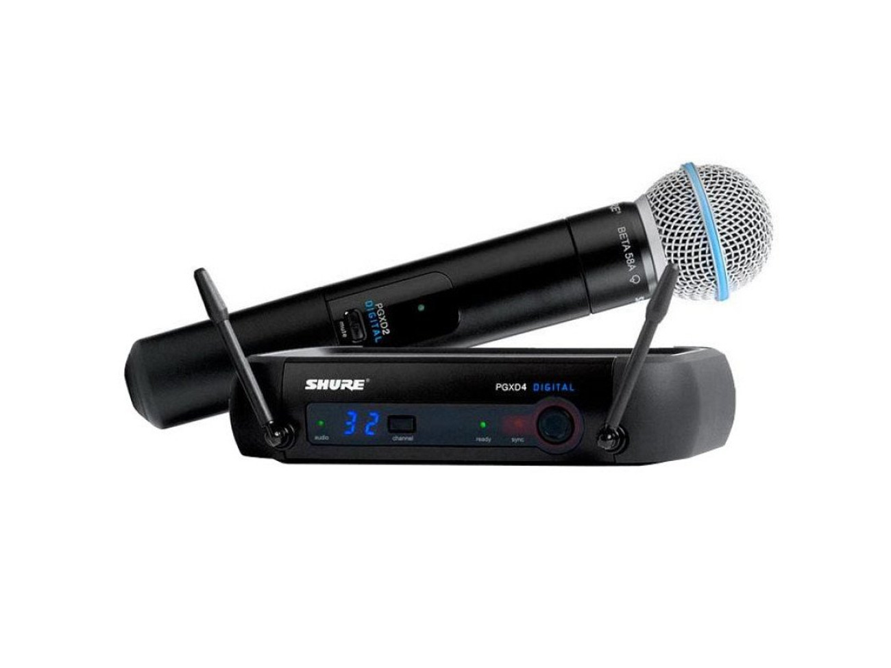 Shure pgxd4 beta sm58 wireless microphone