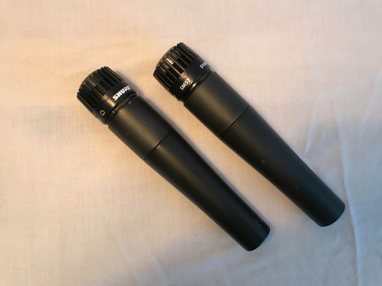 Shure sm57 dynamic microphone x 2