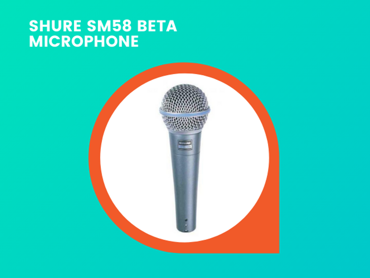 Shure sm58 beta microphone