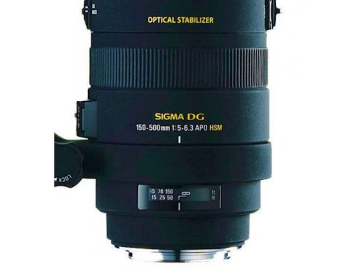 Sigma 150-500mm zoom lens
