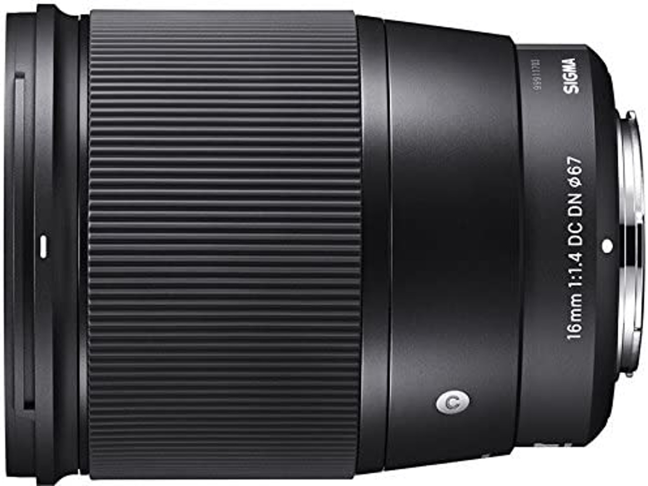 Sigma 16 mm f1.4 dc lens 