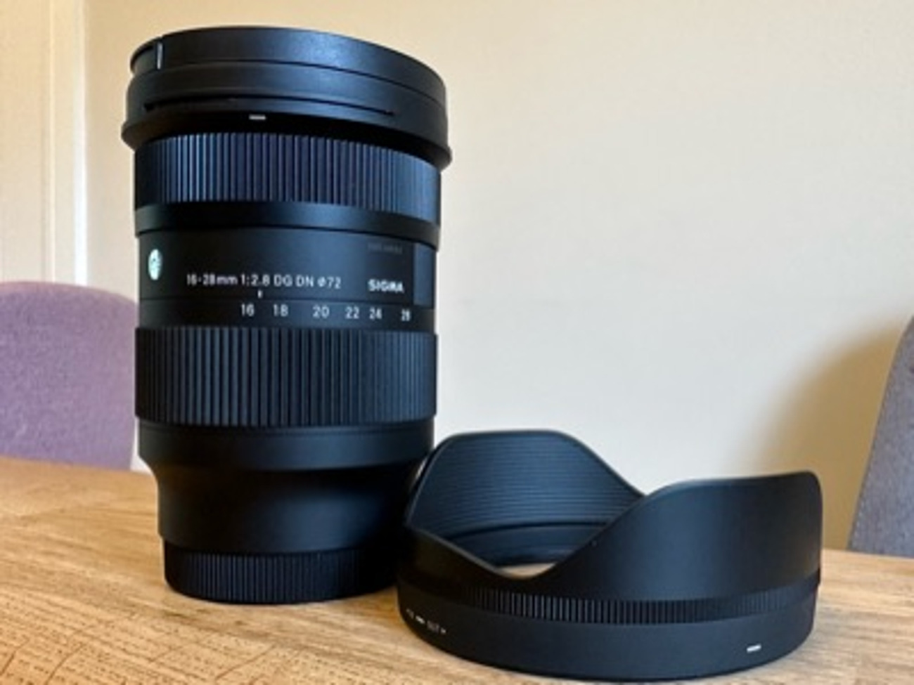 Sigma 16-28mm 2.8 sony e mount lens