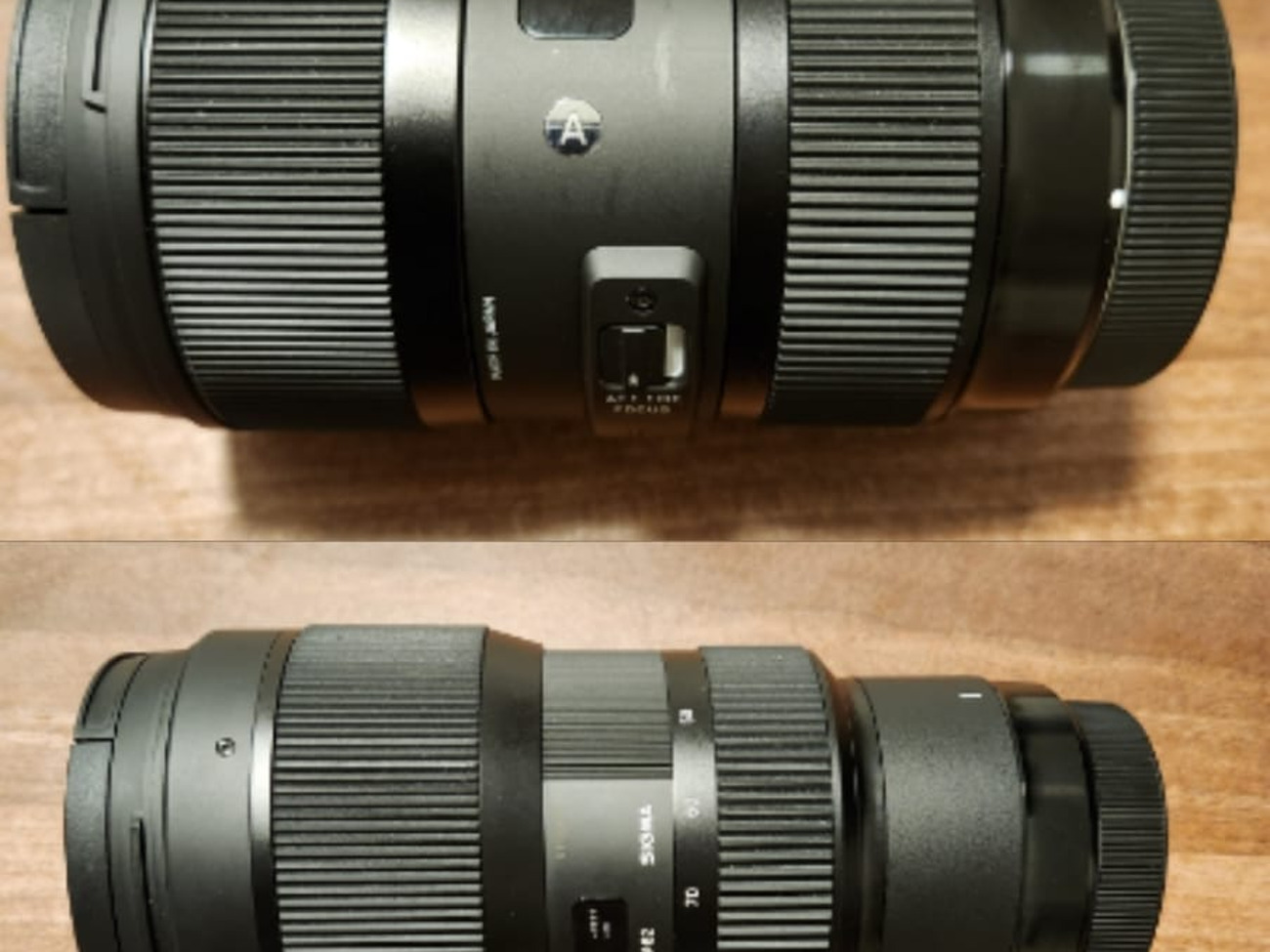 Sigma 18-35 and 50-100 1.8 ef art