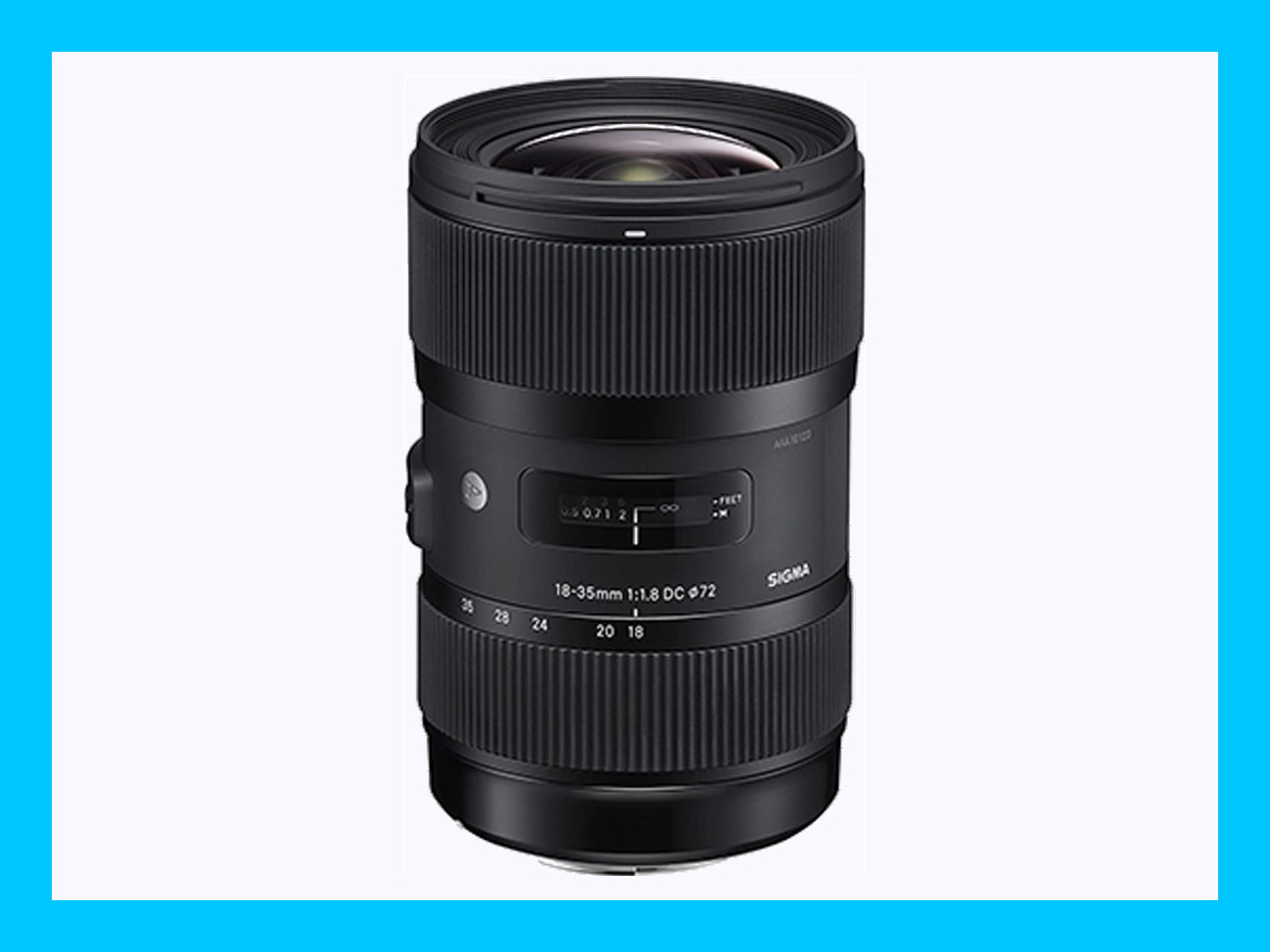 Sigma 18-35 f1.8 zoom lens canon ef