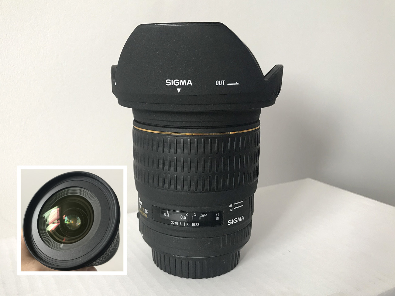 Sigma 20  mm 1.8 lens (canon fit).