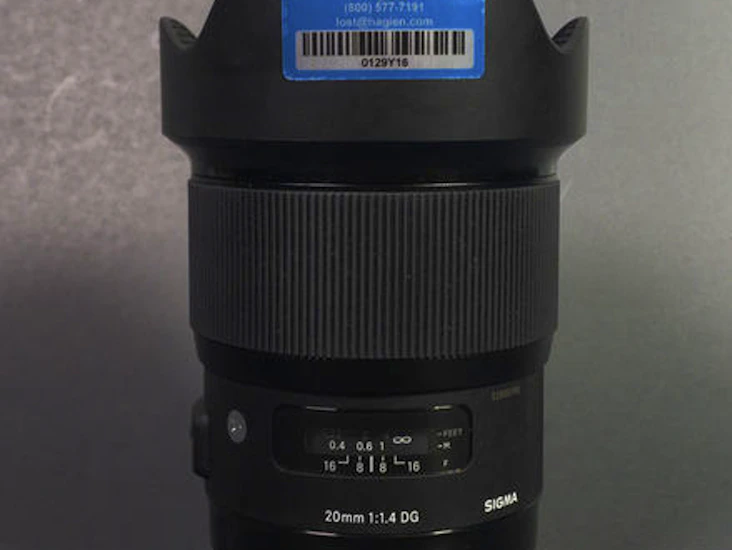 Sigma 20mm f/1.4 dg hsm art lens for canon ef