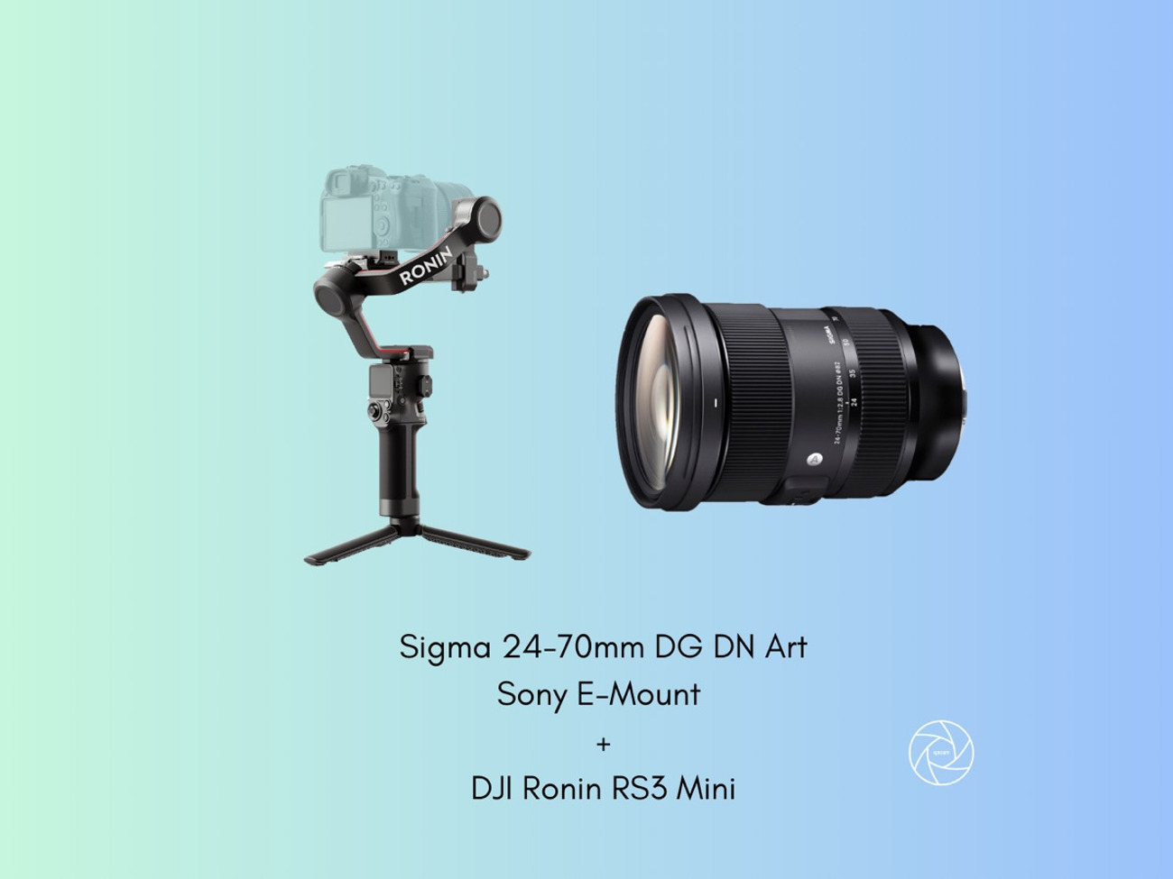 Sigma 24-70mm art lens (sony) + dji ronin 3 mini