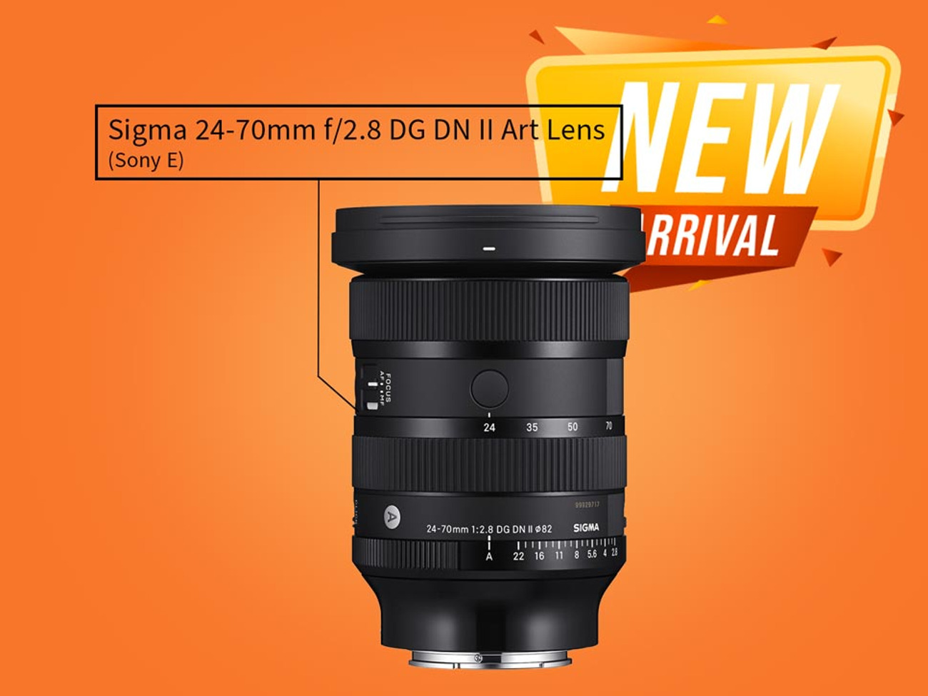 Sigma 24-70mm f/2.8 mark ii art lens - sony e