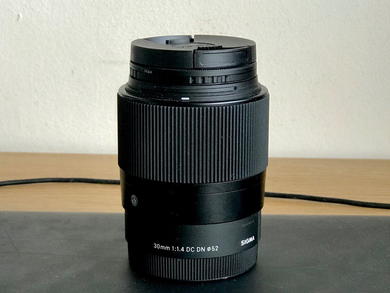 Sigma 30mm f1.4 w/ nd filter e-mount lens