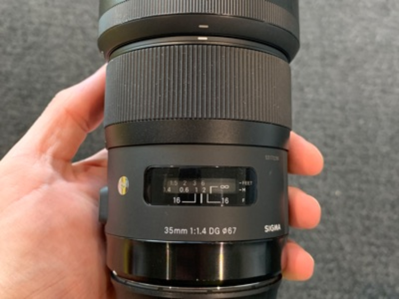 Sigma 35mm f1.4 lens