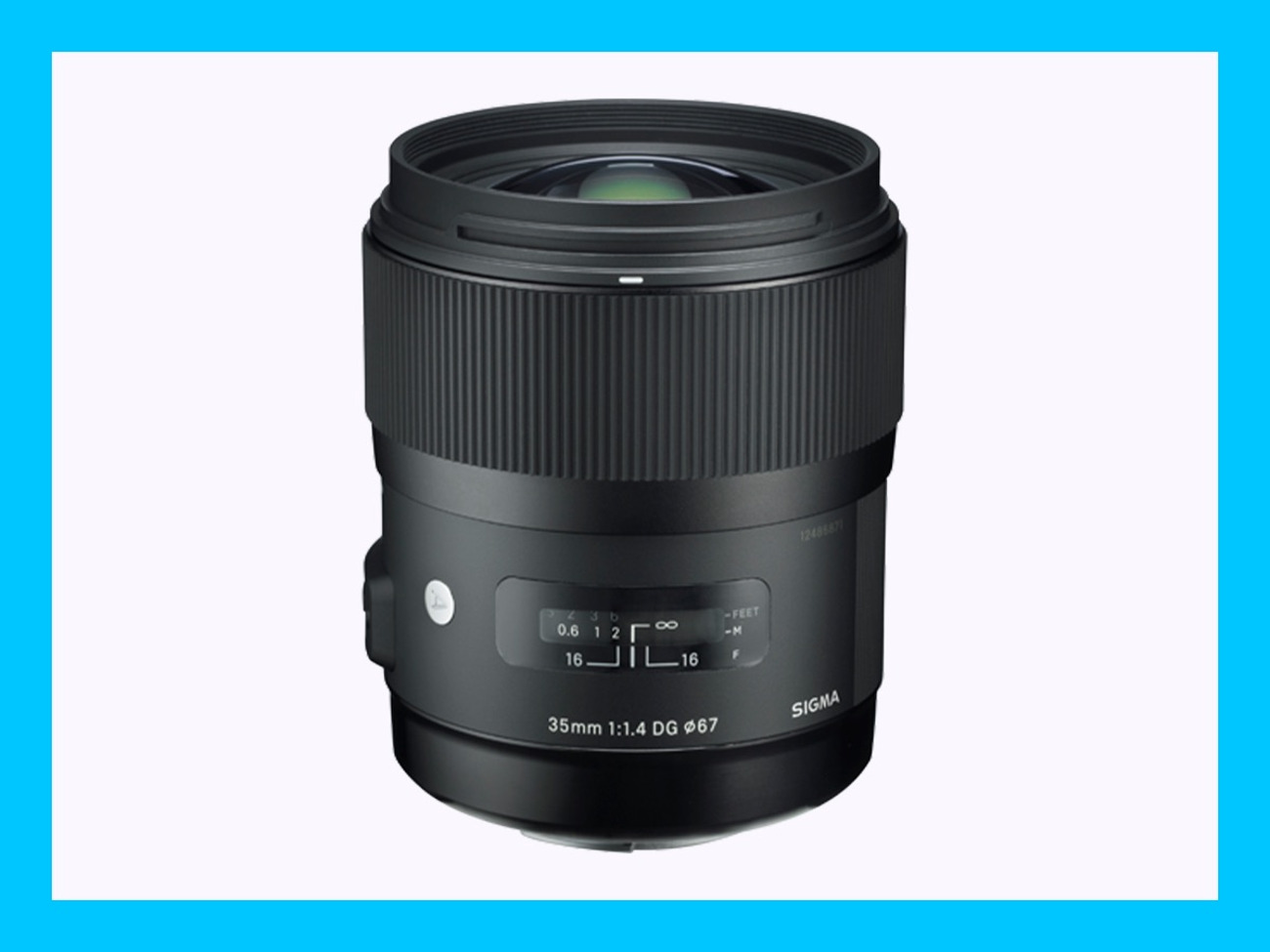 Sigma 35mm lens f1.4 canon ef fit