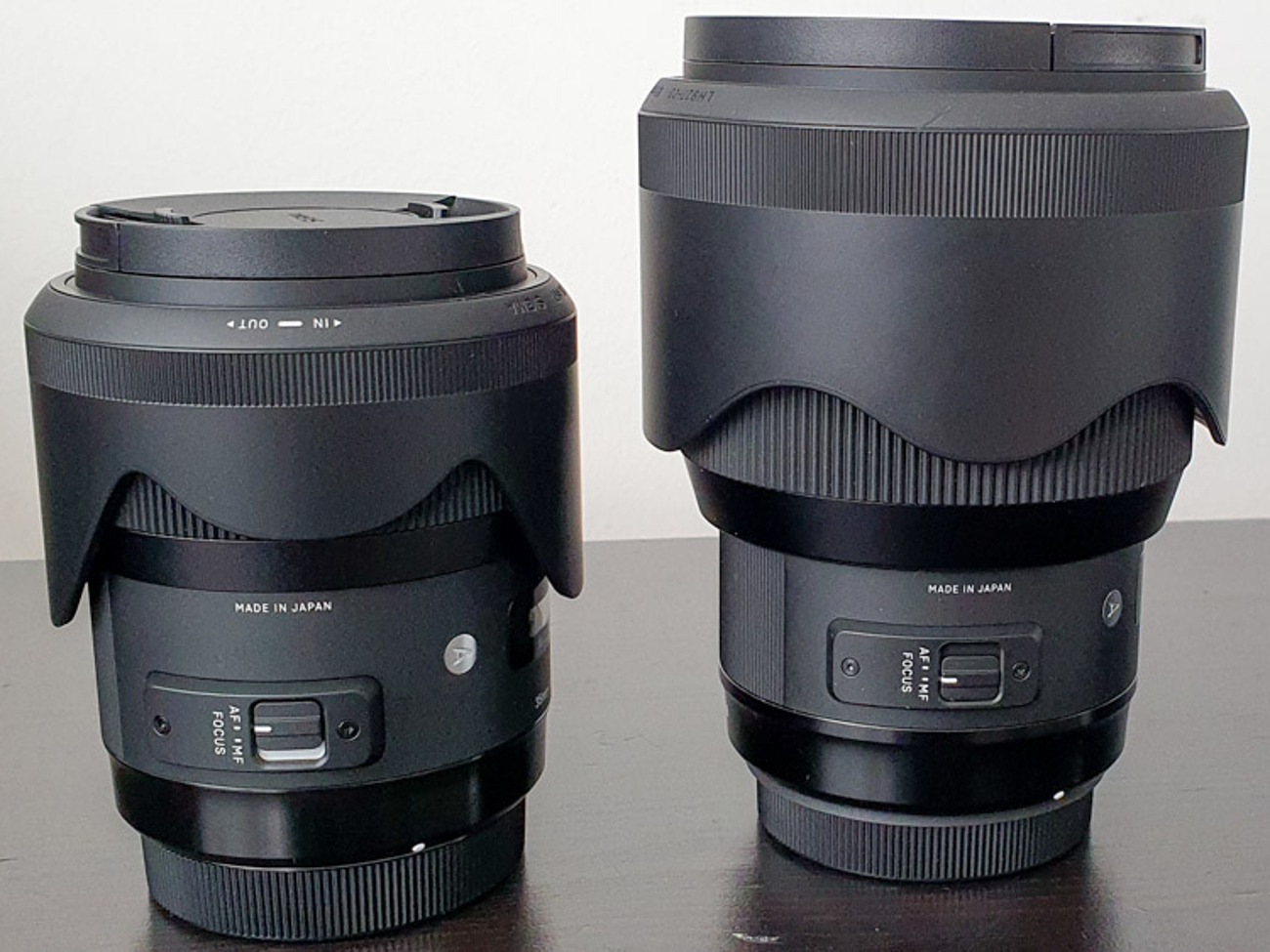 Sigma 35mm and 85mm 1.4 art lens canon fit