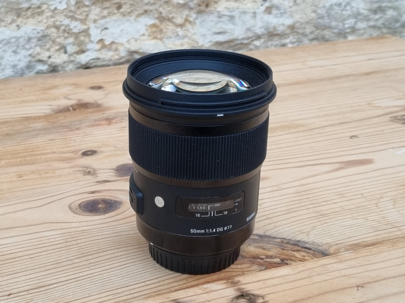 Sigma 50mm f1.4 art ef mount lens