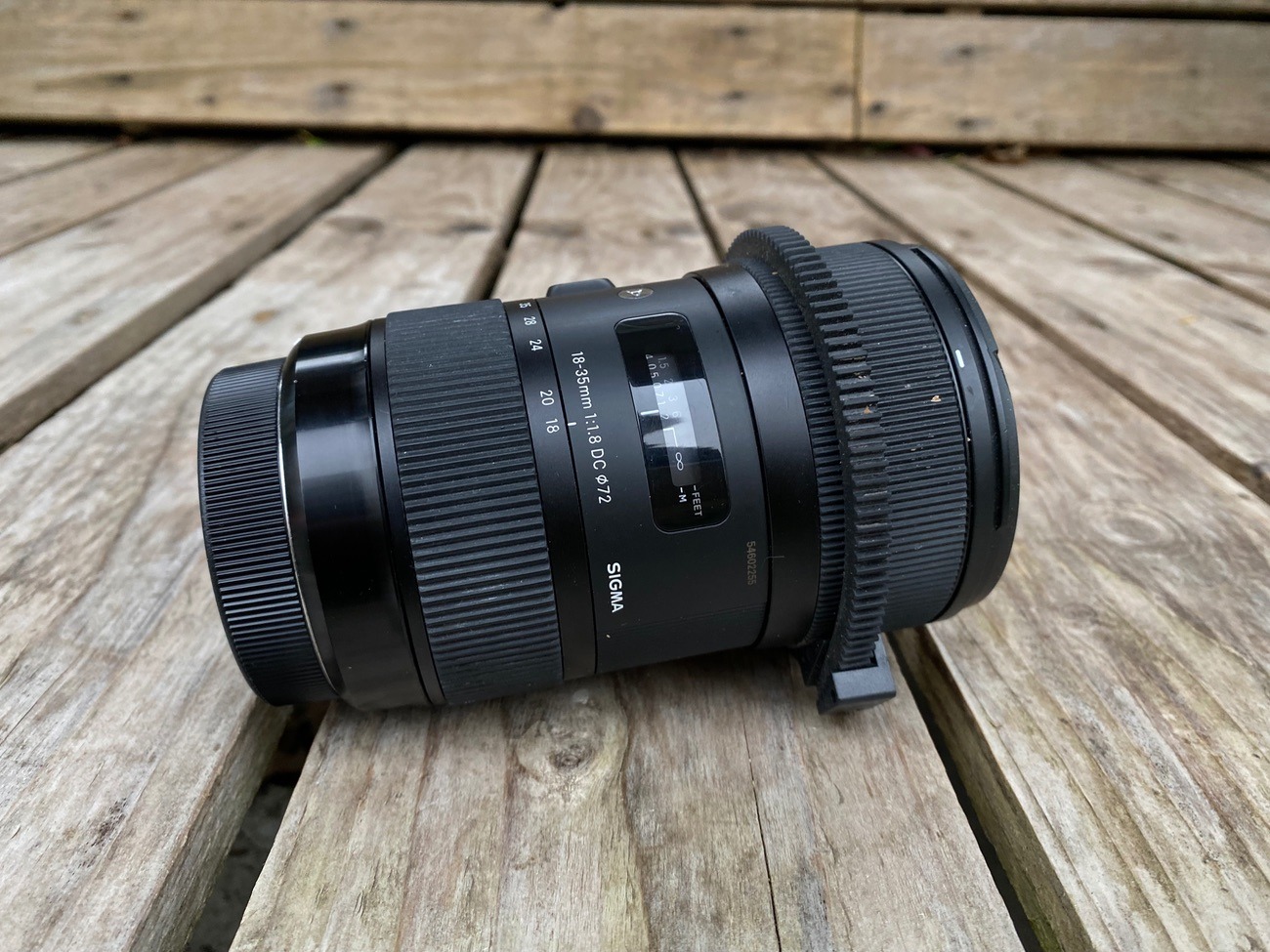 Sigma art 18-35mm af f:1.8 - ef mounted