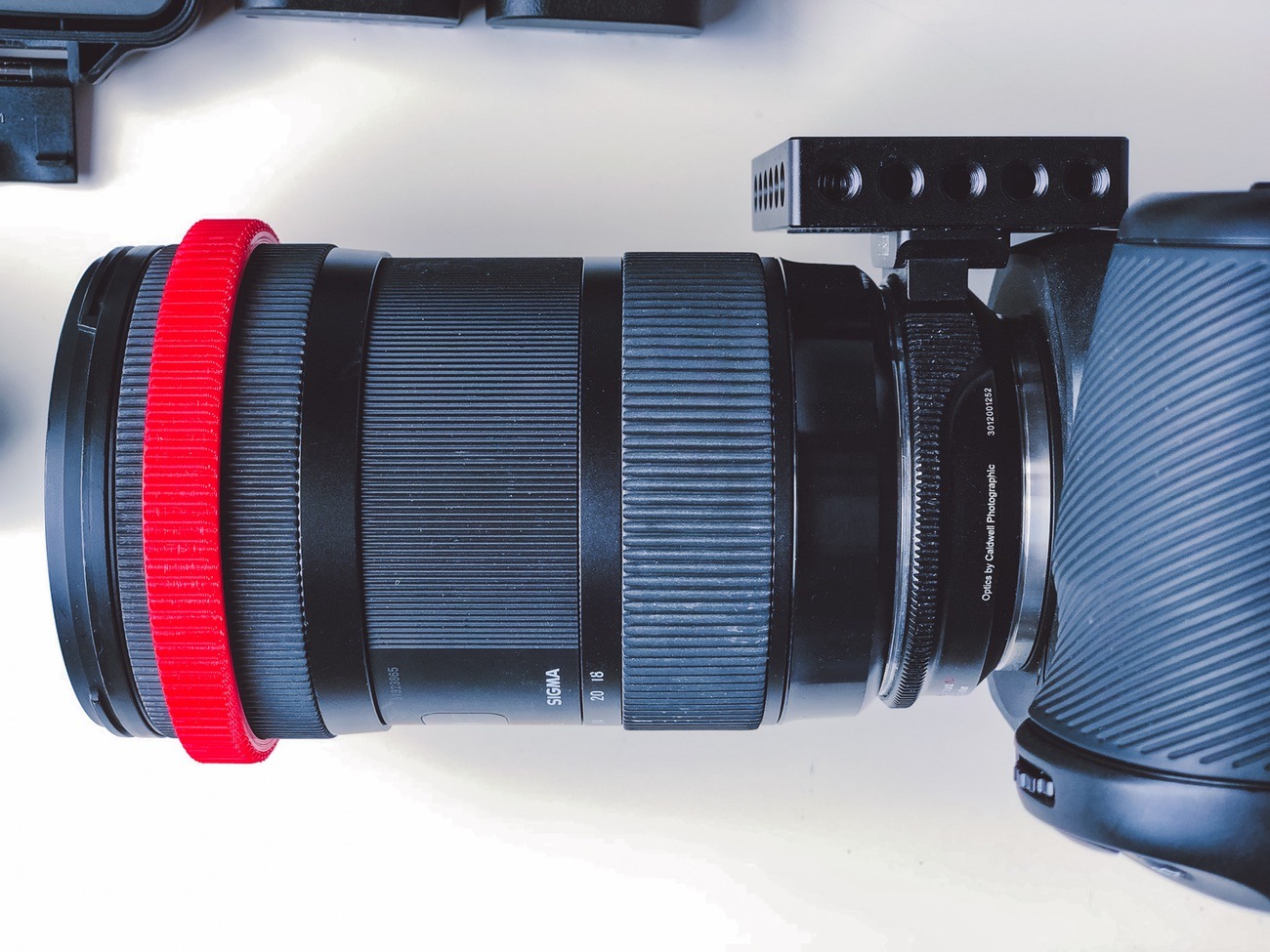 Sigma art 18-35mm f1.8 lens ef+ speedbooster m43 + tvnd 77mm