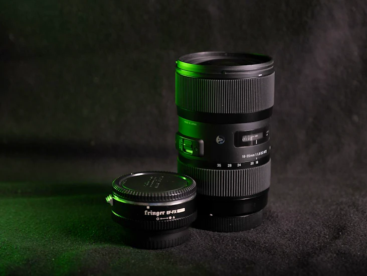 Sigma art 18-35mm f1.8 lens with fringer ef-x adaptor