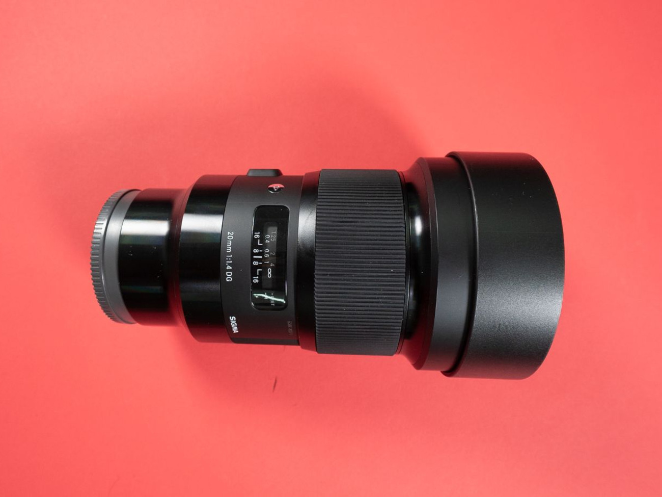 Sigma art 20mm f1.4 e-mount lens