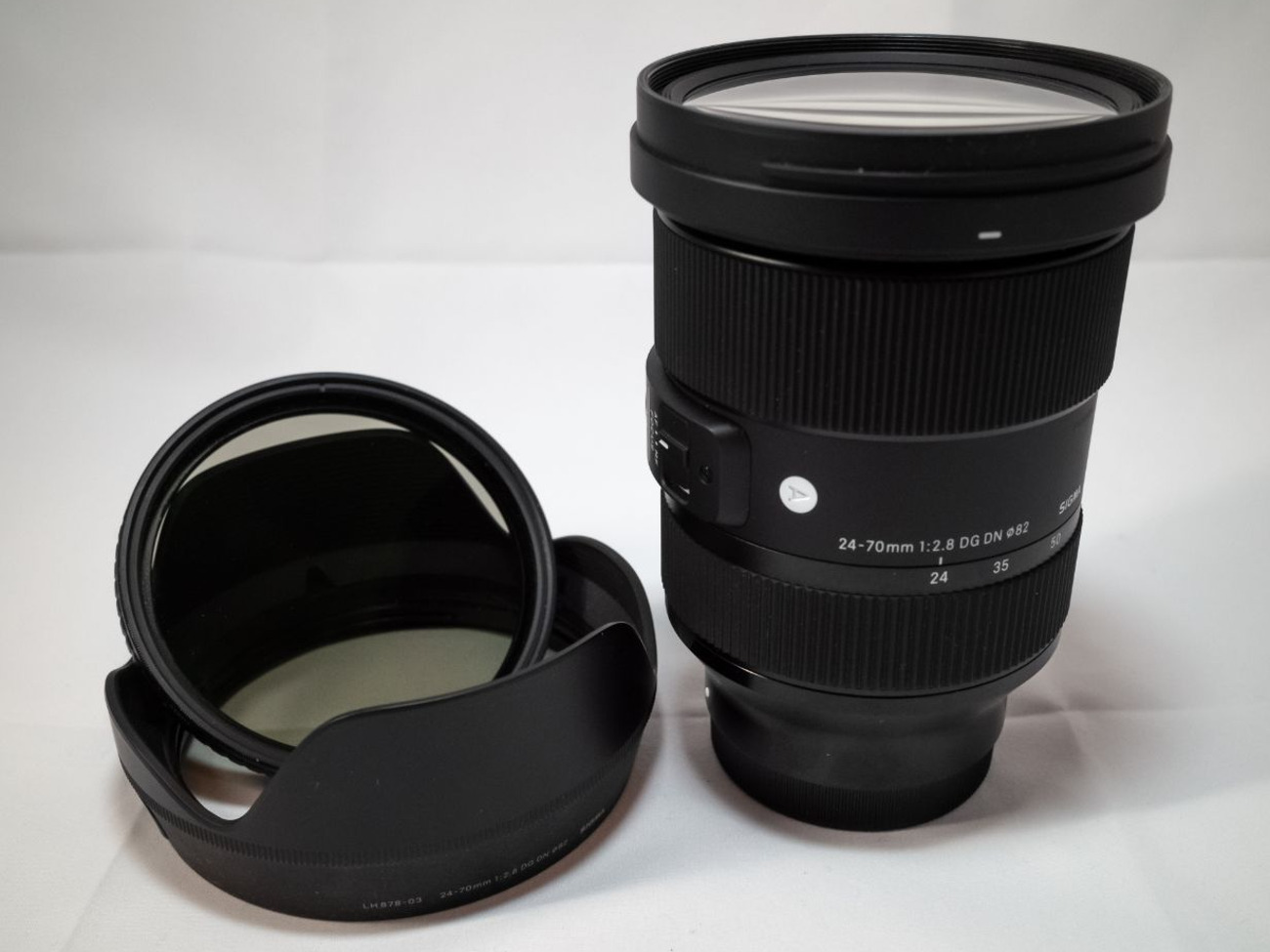 Sigma 24-70mm f2.8 art sony e mount + nd filter