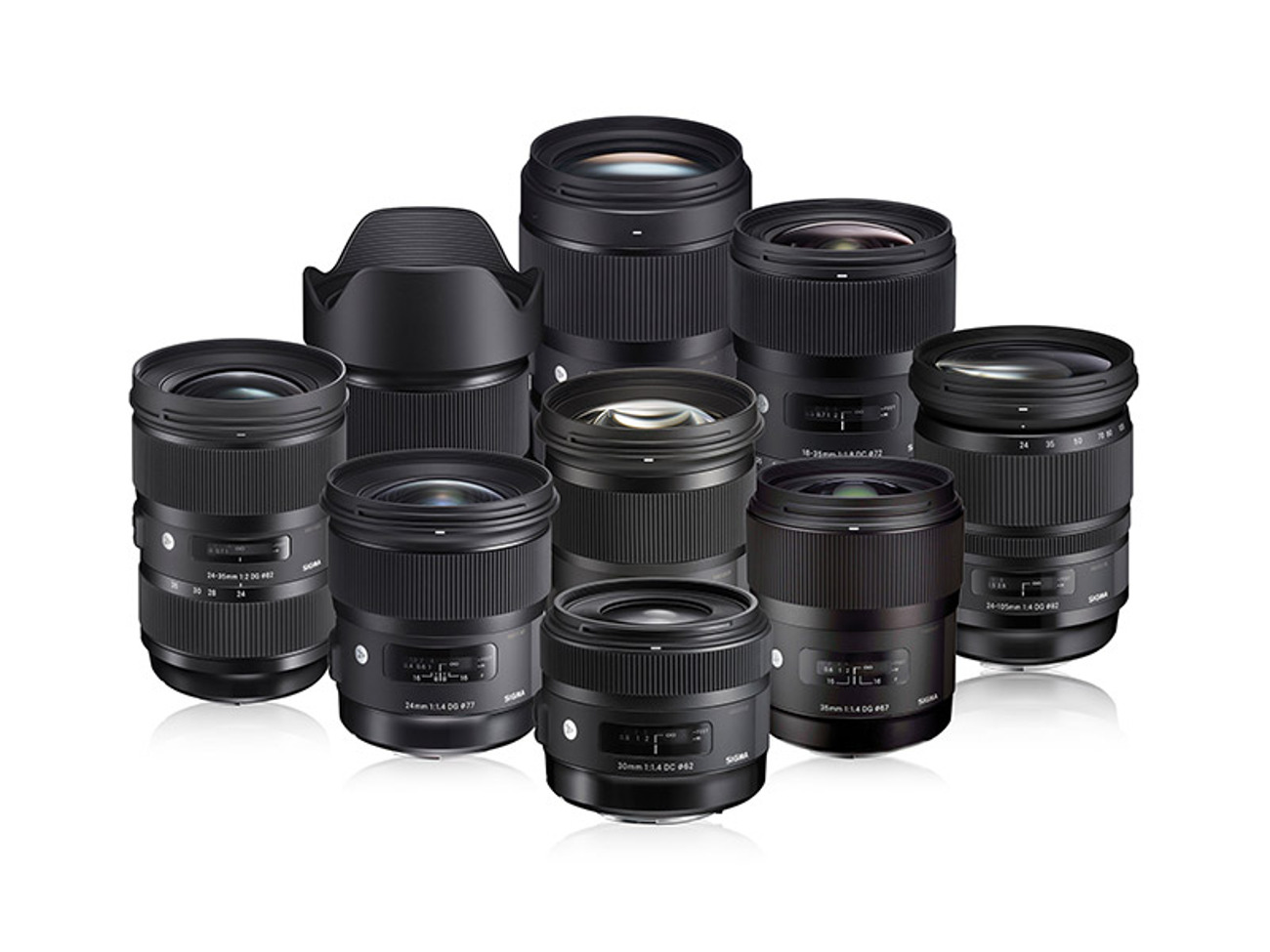 Sigma art lenses ef mount- 14mm, 20mm, 35mm, 50mm, 85mm