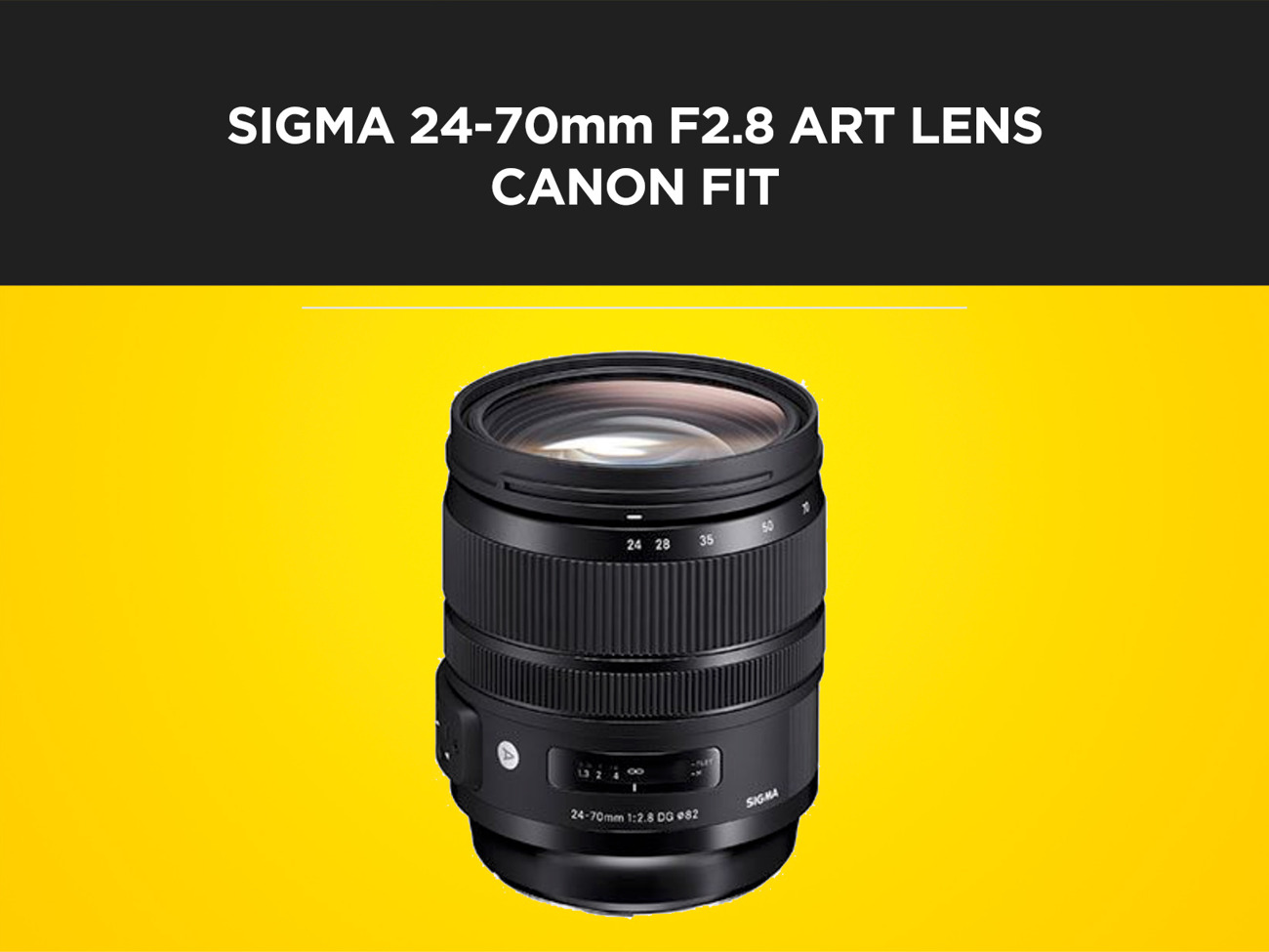 Sigma (canon fit) 24-70mm f2.8 dg os hsm art lens 24-70 2.8