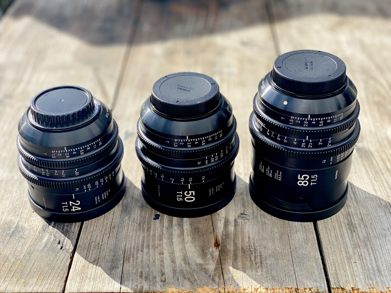 Sigma cine 3 lens bundle