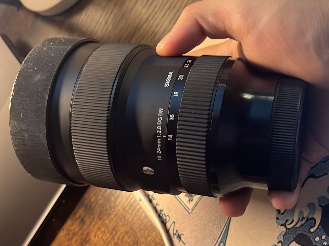 Sigma fe 14-24mm f2.8 wide angle lens