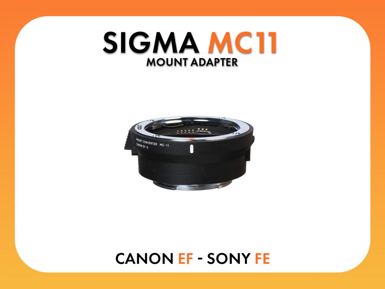 Sigma mc11 mount adapter