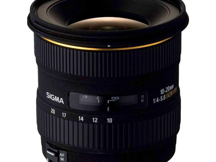 Sigma wide angle lens, 10-20mm, canon mount