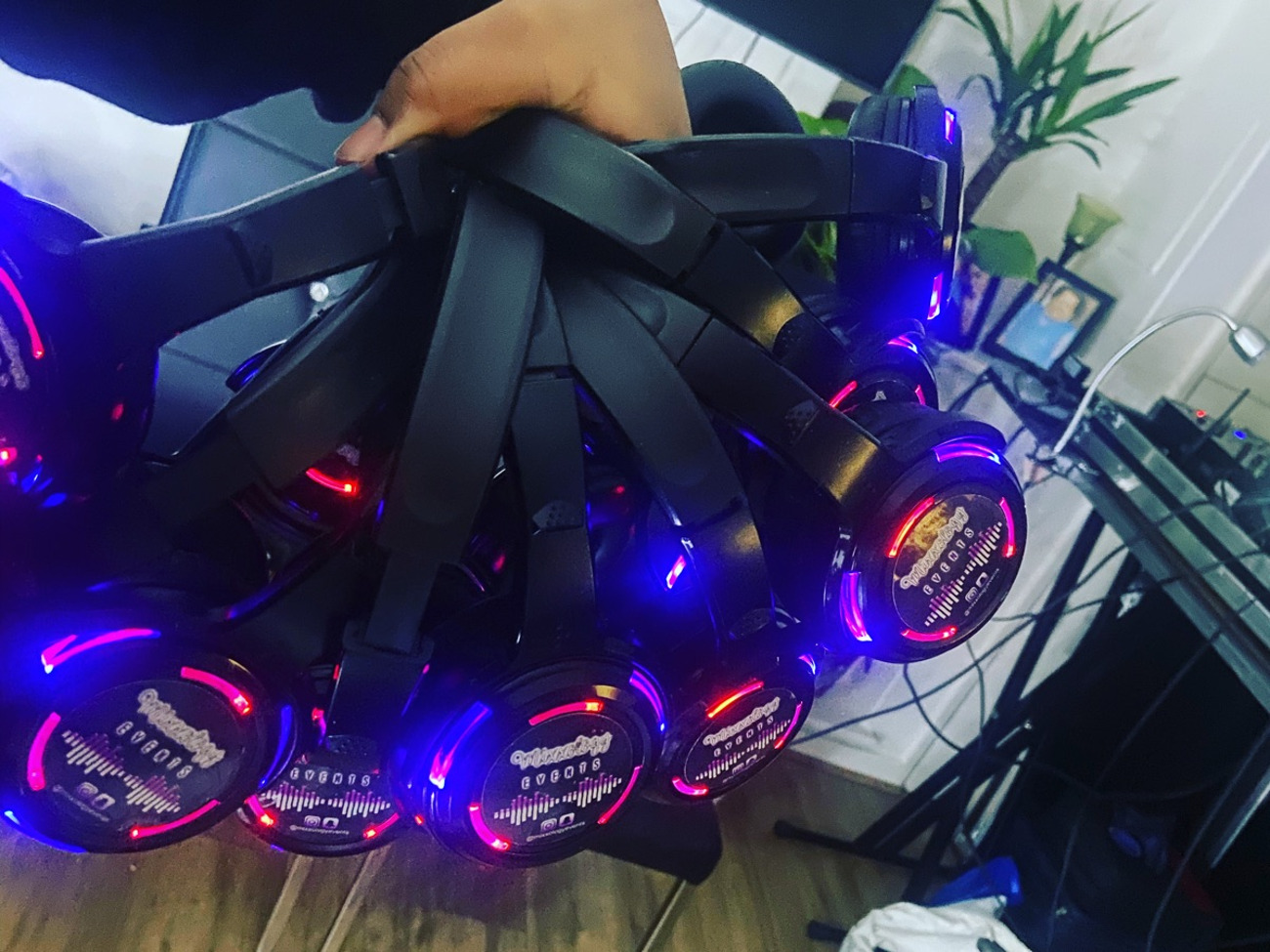 Silent disco headphone