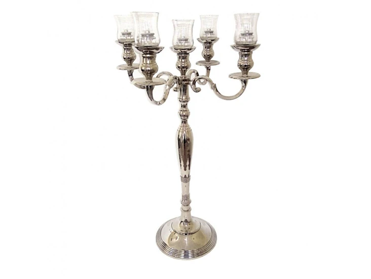 Silver candelabra 33 inch tall # 110023