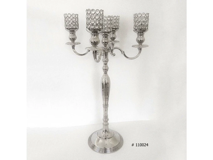 Silver candelabra 33 inch tall # 110024