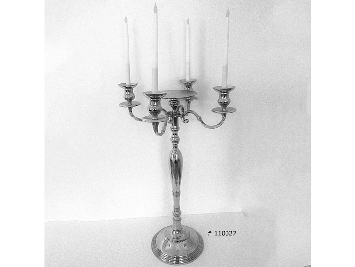 Silver candelabra 33 inch tall # 110027