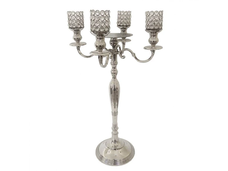 Silver candelabra 33 inch tall # 110061