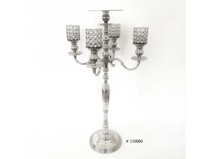 Silver candelabra 36 inch tall # 110060
