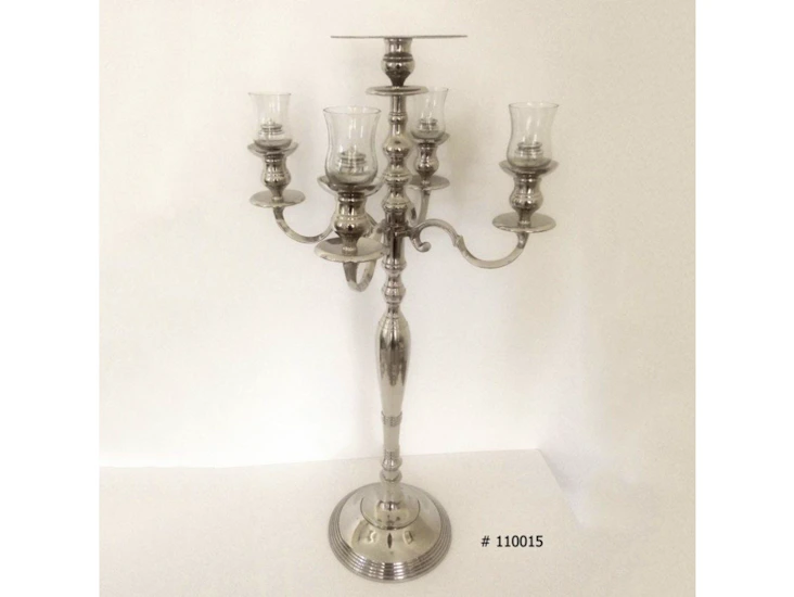 Silver candelabra 38 inch tall # 110015