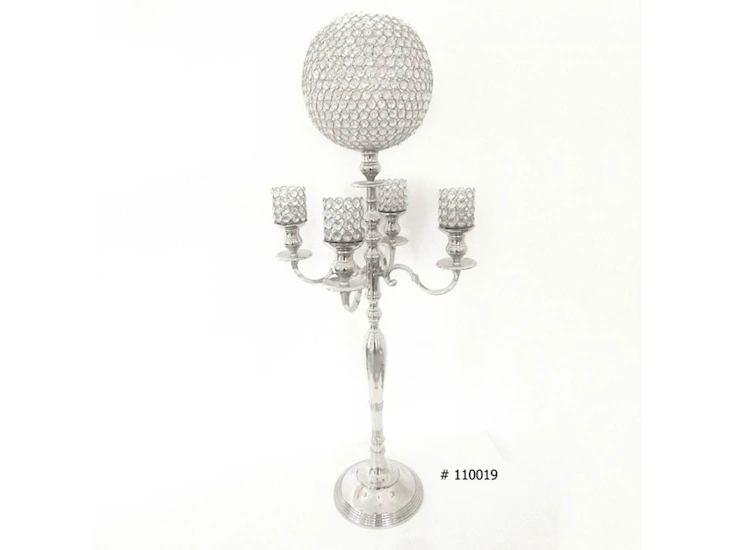 Silver candelabra 45 inch tall # 110019