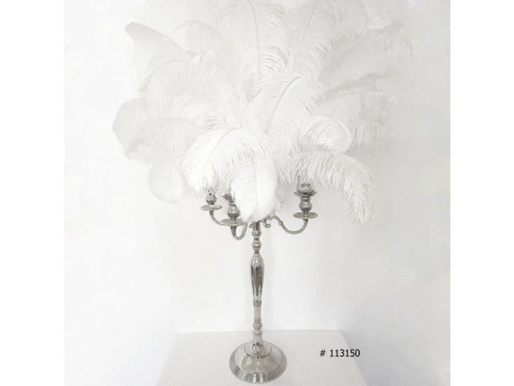 Silver candelabra 55 inch tall # 113150