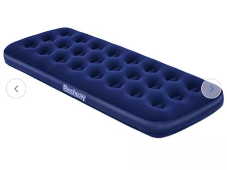 Single airbed with pump